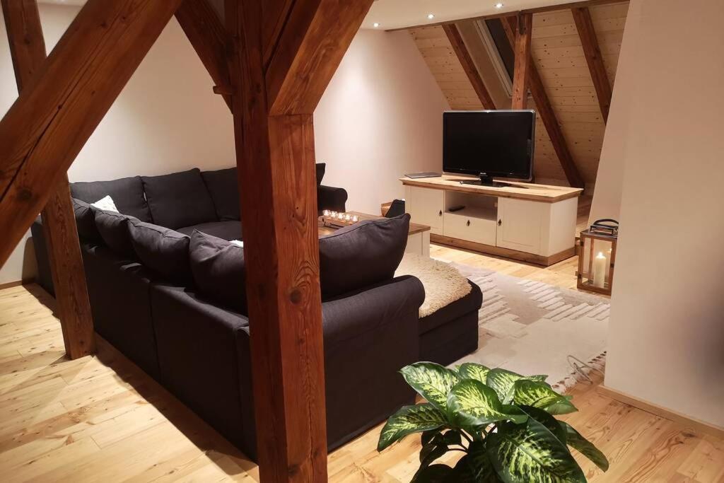 Ruhig Gelegene, Top Moderne Ferienwohnung - Hot Tub Und Sauna Gegen Aufpreis Neuhaus an Der Eger Kültér fotó